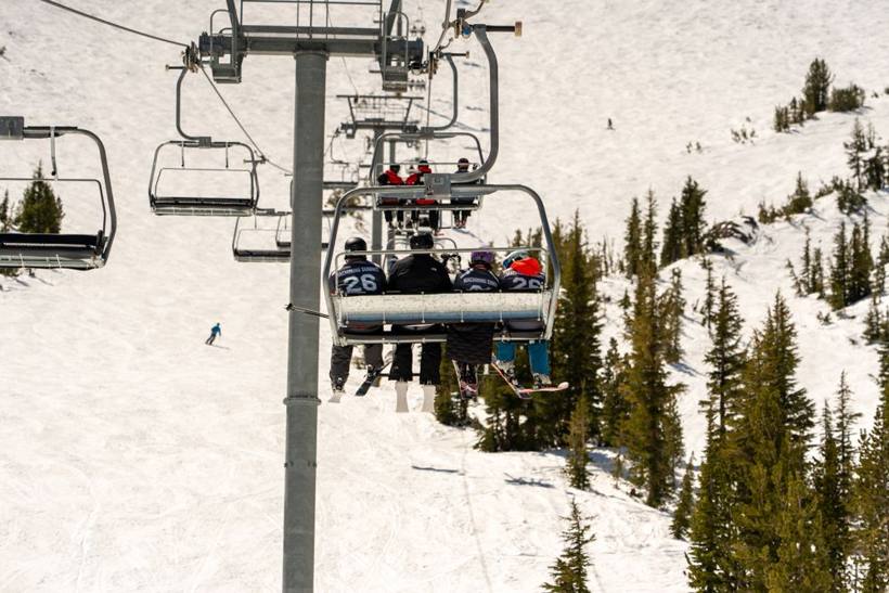 On the mountain