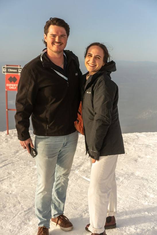 On the mountain