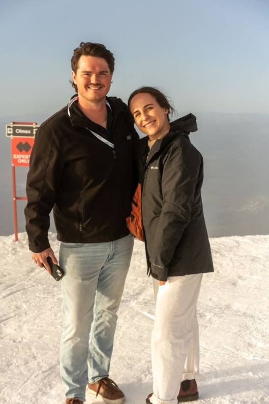 On the mountain