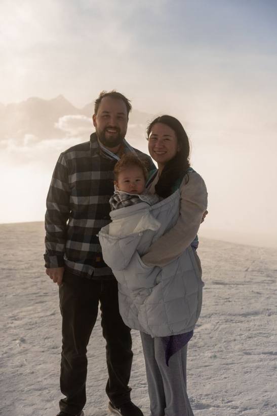 On the mountain